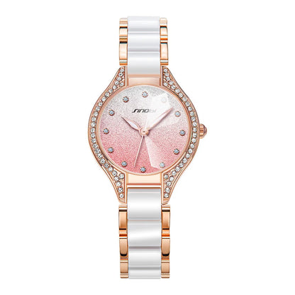 Luxury Diamond Quartz Watch