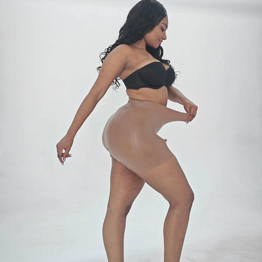 High-Waist Buttt Lifting Shapewear Panties - Padded Hip Enhancer Shorts