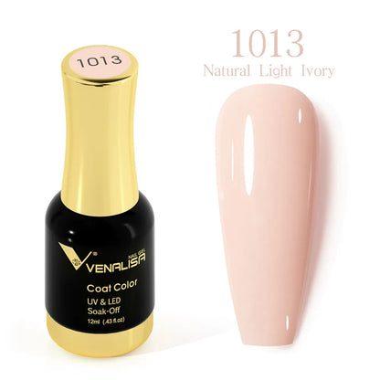 VENALISA Gel Nail Polish - No Wipe High Gloss Top Coat & Base Coat