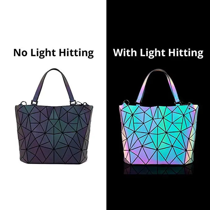 Holographic Reflective Handbag Set