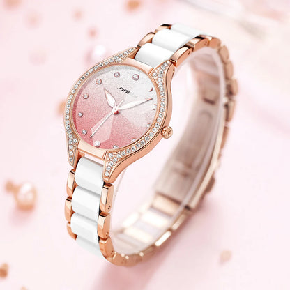 Luxury Diamond Quartz Watch
