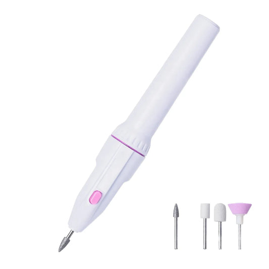 5-in-1 Electric Nail Drill Kit - Mini Portable Nail Art Grinder & Polisher Set