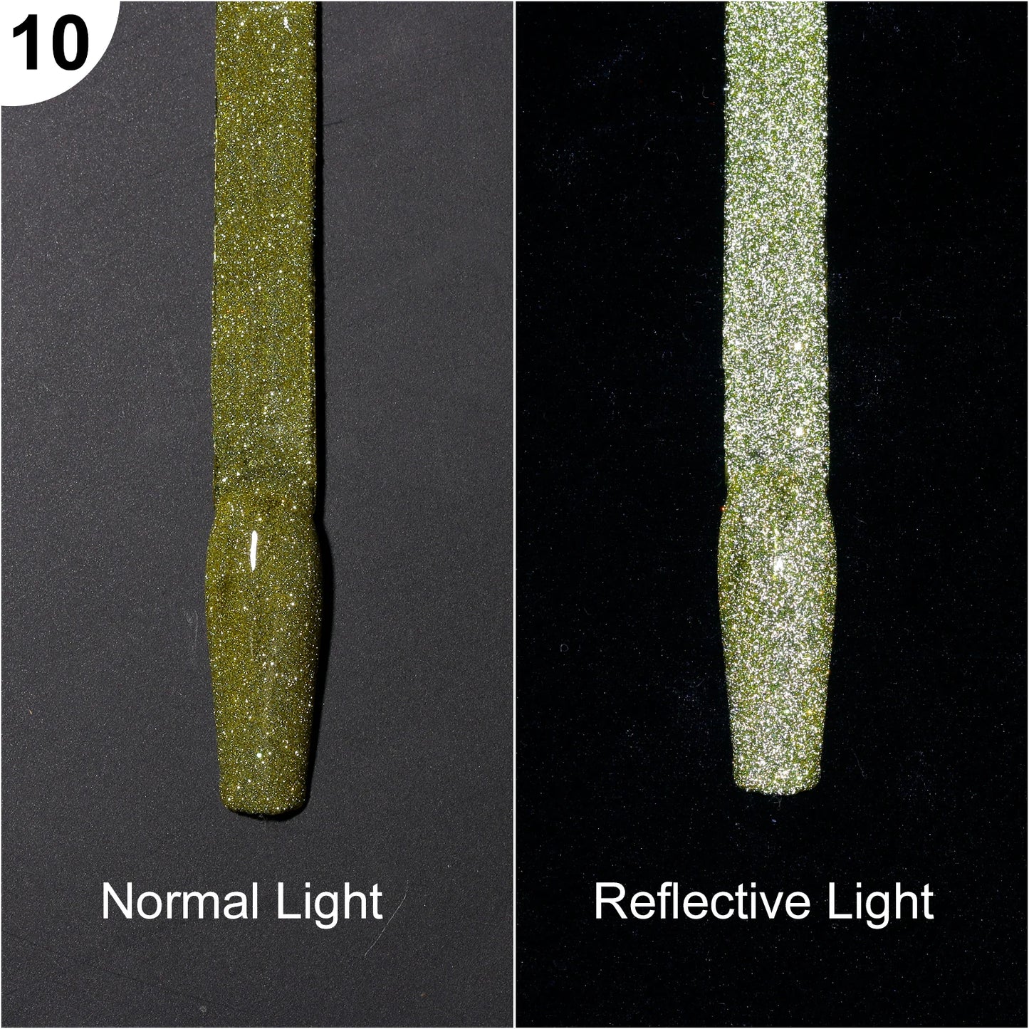 Super Reflective Disco Liner Gel Polish 12-Color Set - Nail Art Painting Collection