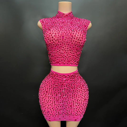 Rhinestone Party Wear