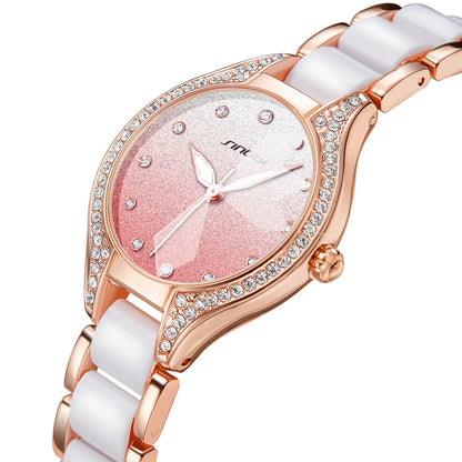 Luxury Diamond Quartz Watch
