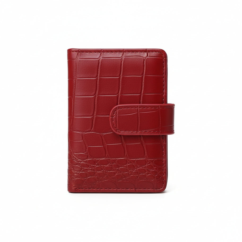 Crocodile Embossed PU Leather with Card Holder & Coin Pocket