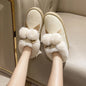 Winter Slipper Boots - Suede Leather with Natural Fur Lining
