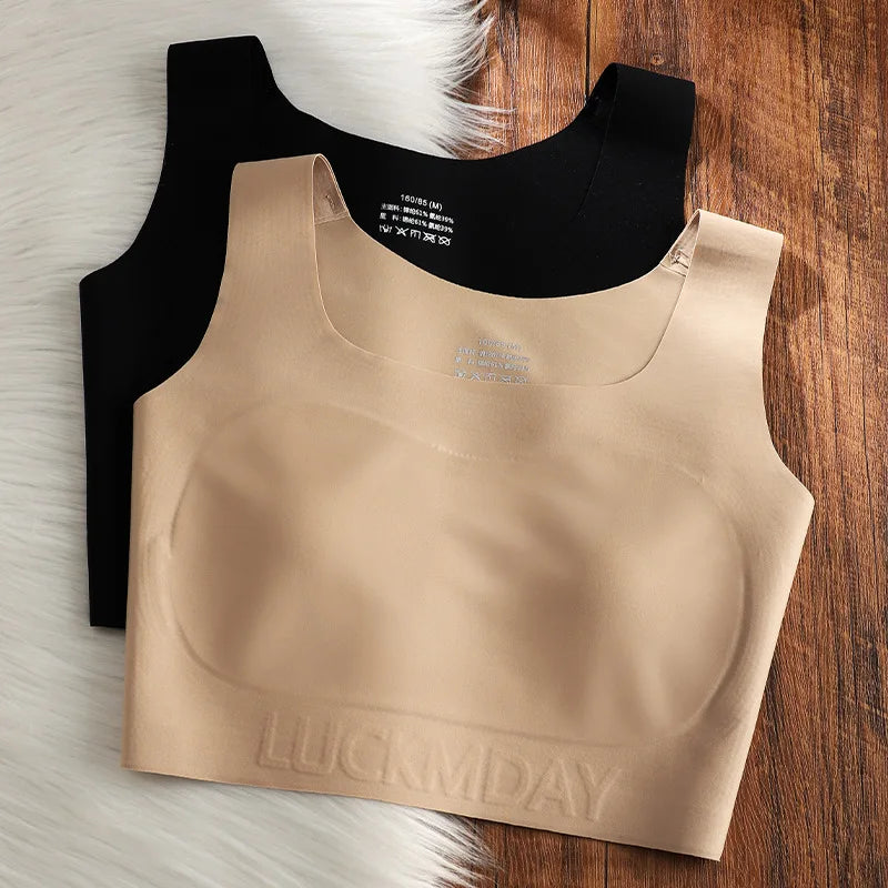 Seamless Invisible Bra - Ultra-Thin Wireless Support Bra