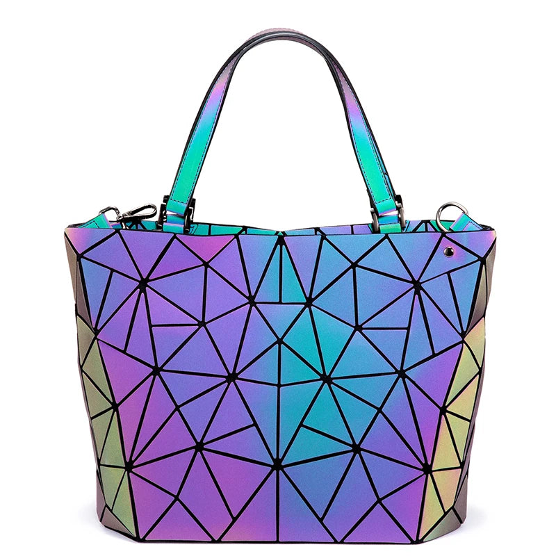 Holographic Reflective Handbag Set