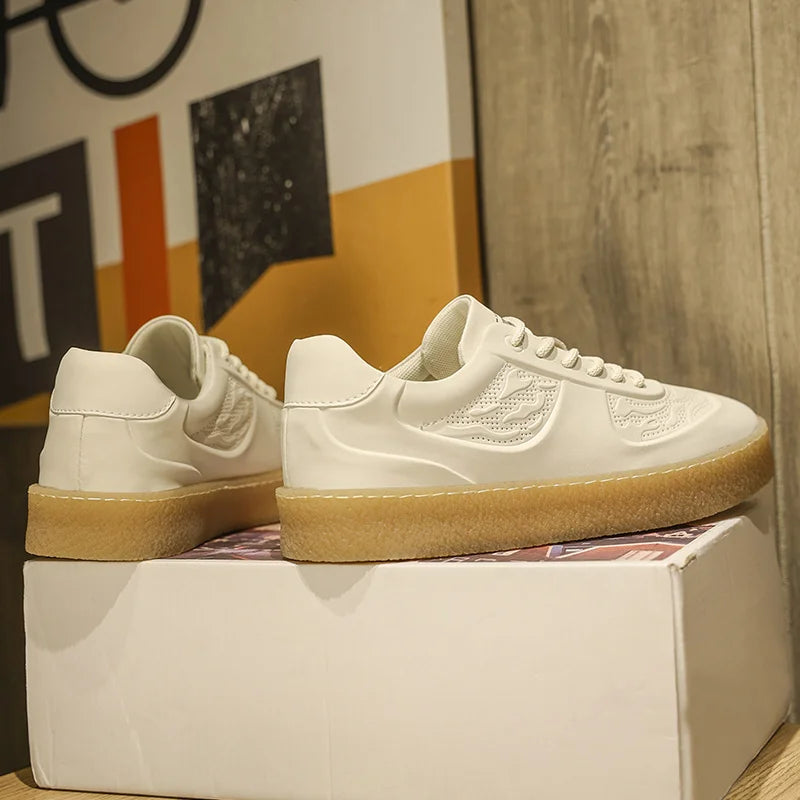 Breathable Leather Sneakers