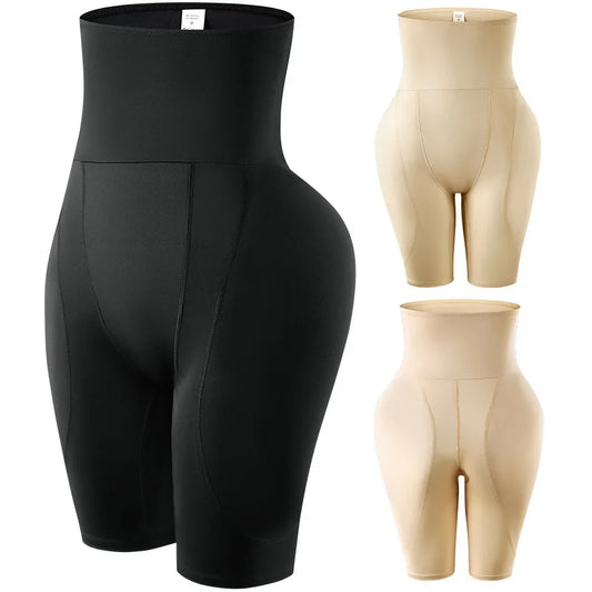 Plus Size Hip Enhancing Shapewear Bodysuit - Seamless Tummy Control