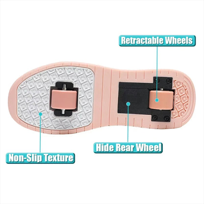 2-in-1 Roller Skate Sneakers
