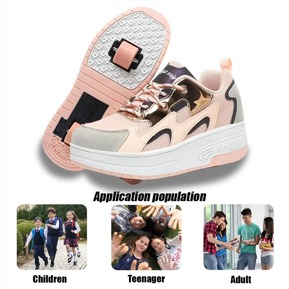 2-in-1 Roller Skate Sneakers