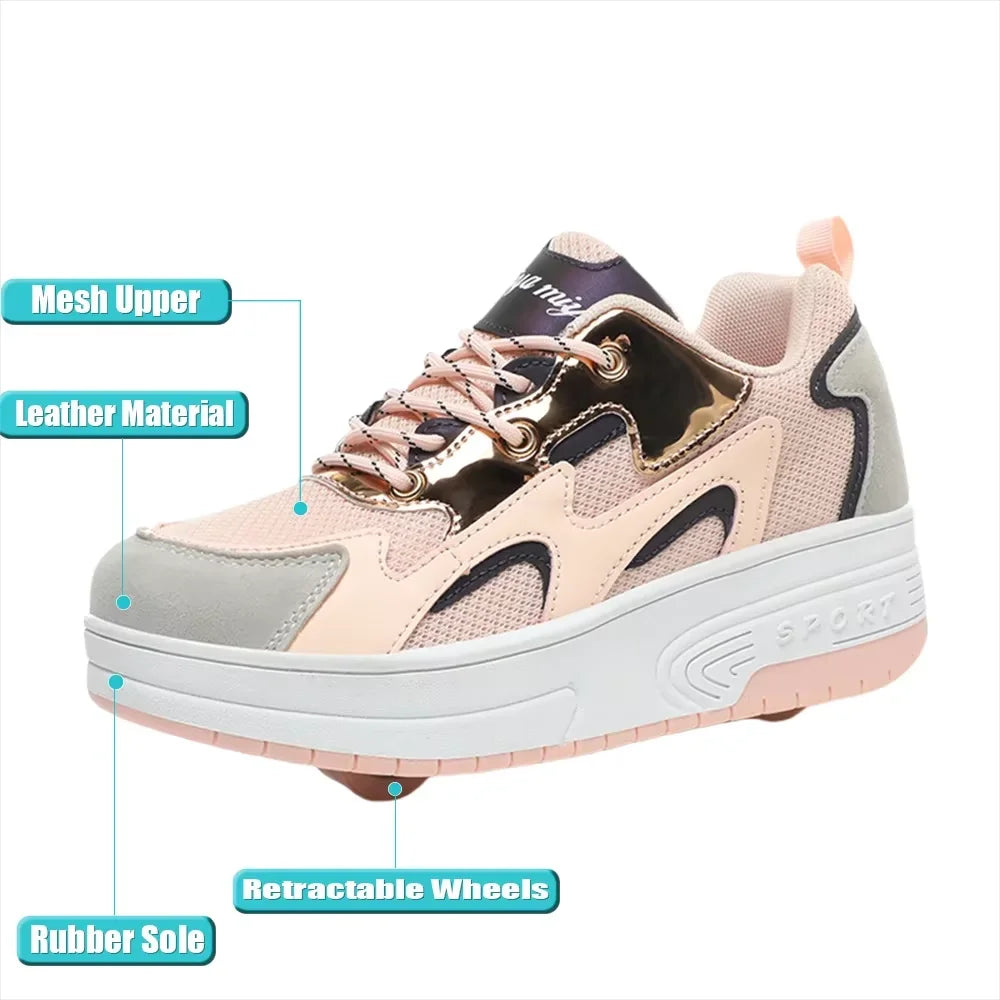 2-in-1 Roller Skate Sneakers