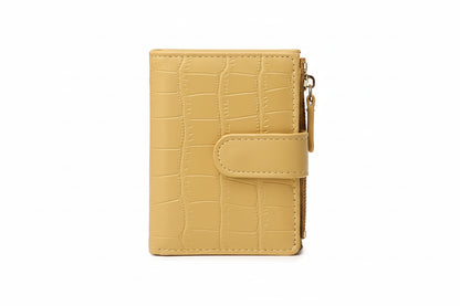 Crocodile Embossed PU Leather with Card Holder & Coin Pocket
