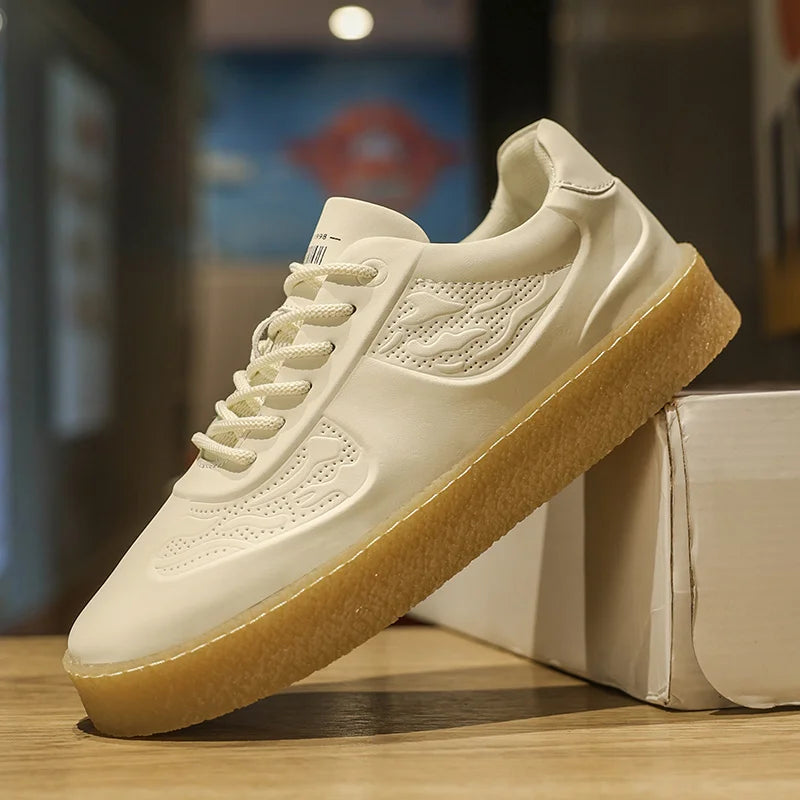 Breathable Leather Sneakers