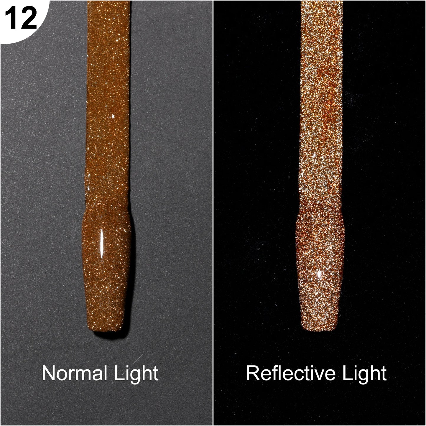 Super Reflective Disco Liner Gel Polish 12-Color Set - Nail Art Painting Collection