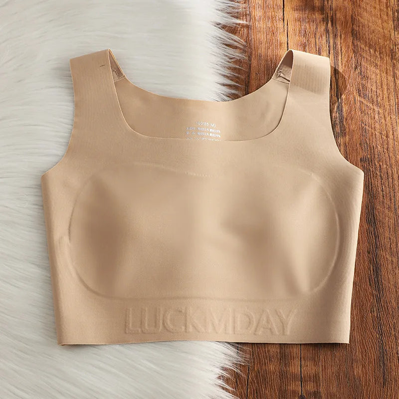 Seamless Invisible Bra - Ultra-Thin Wireless Support Bra