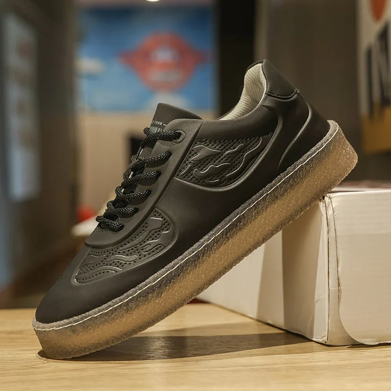 Breathable Leather Sneakers
